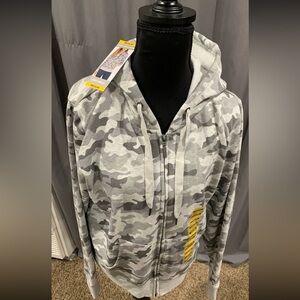 The power NWT camp print full zip hoodie women’s medium